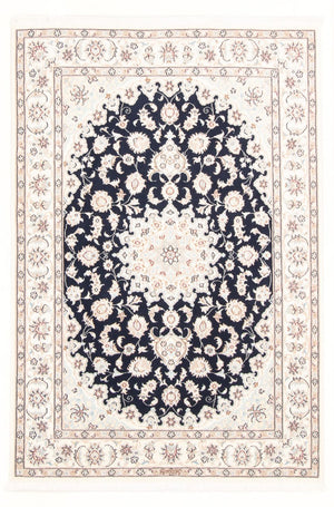 Alfombra Persa - Nain - Real - 173 x 121 cm - azul oscuro