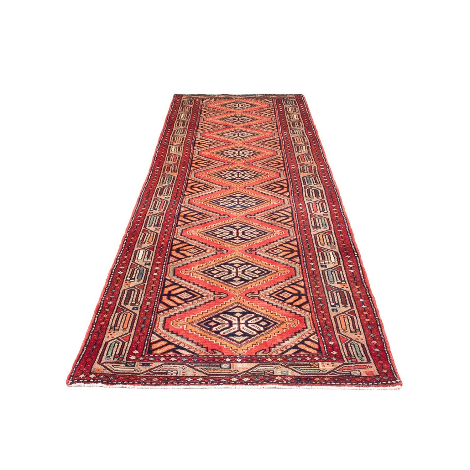 Alfombra de pasillo Alfombra persa - Nómada - 325 x 100 cm - rojo