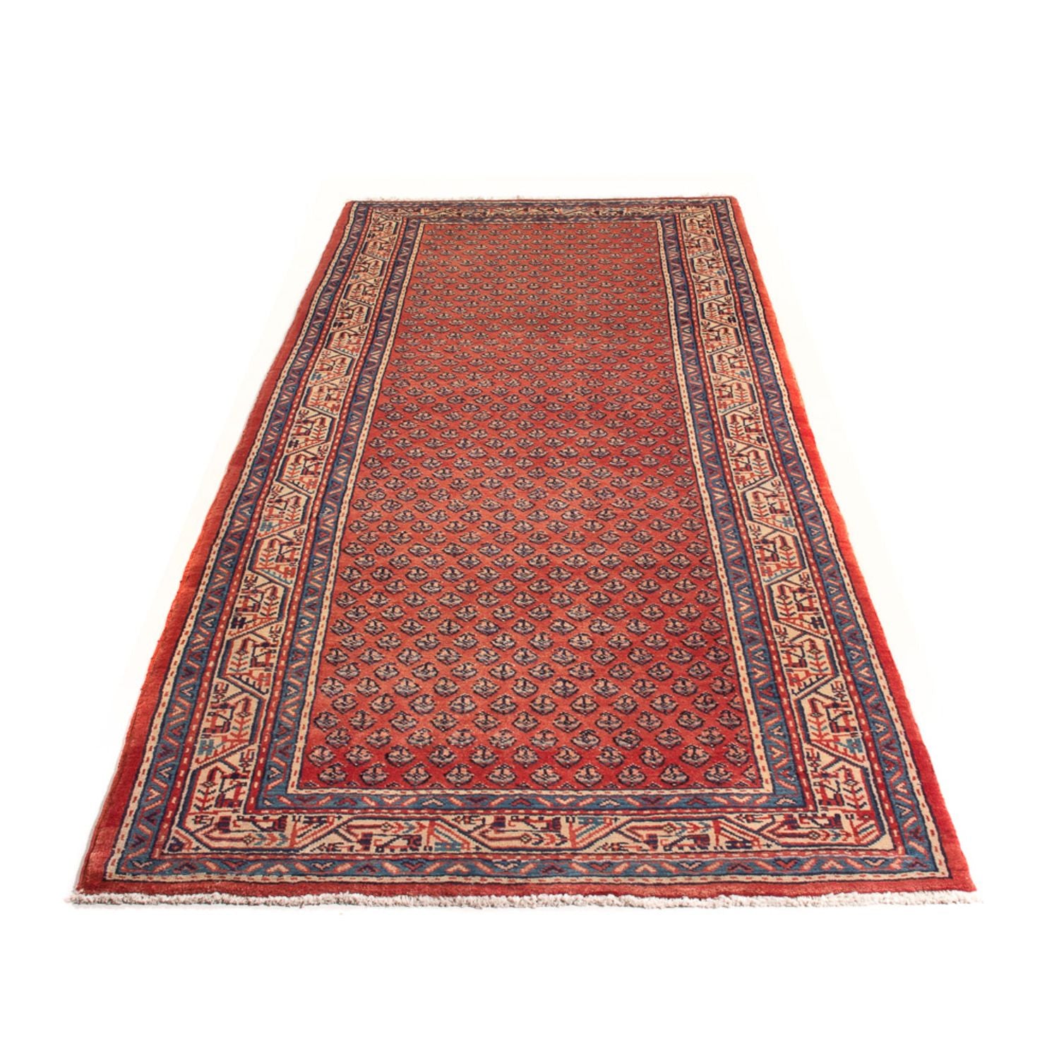 Alfombra de pasillo Alfombra persa - Mir - 316 x 107 cm - rojo