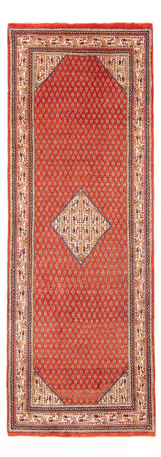 Alfombra de pasillo Alfombra persa - Mir - 298 x 106 cm - rojo