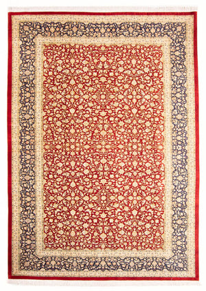 Alfombra de seda - Ghom Seda - Prima - 294 x 197 cm - rojo