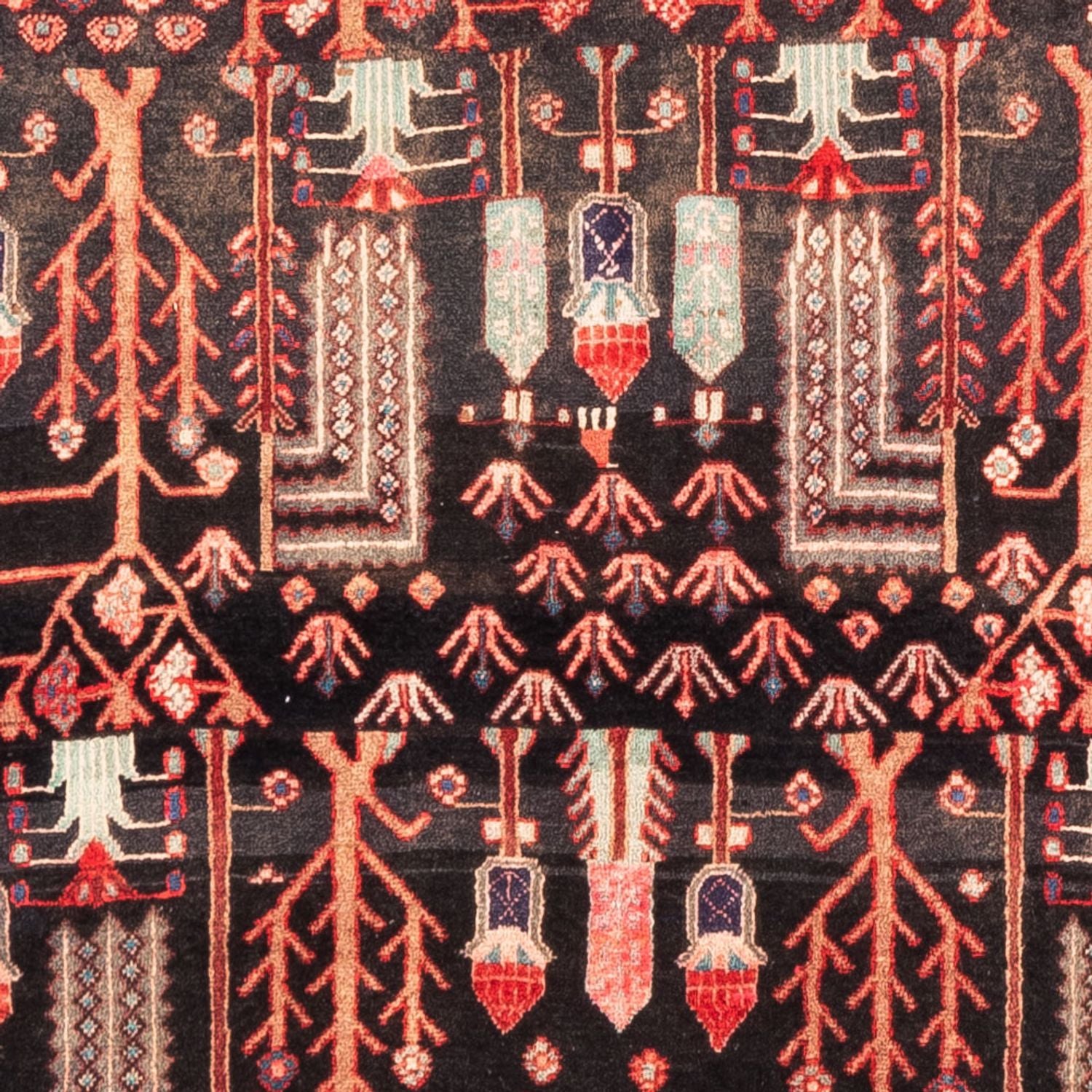 Alfombra persa - Nómada - 270 x 152 cm - azul oscuro