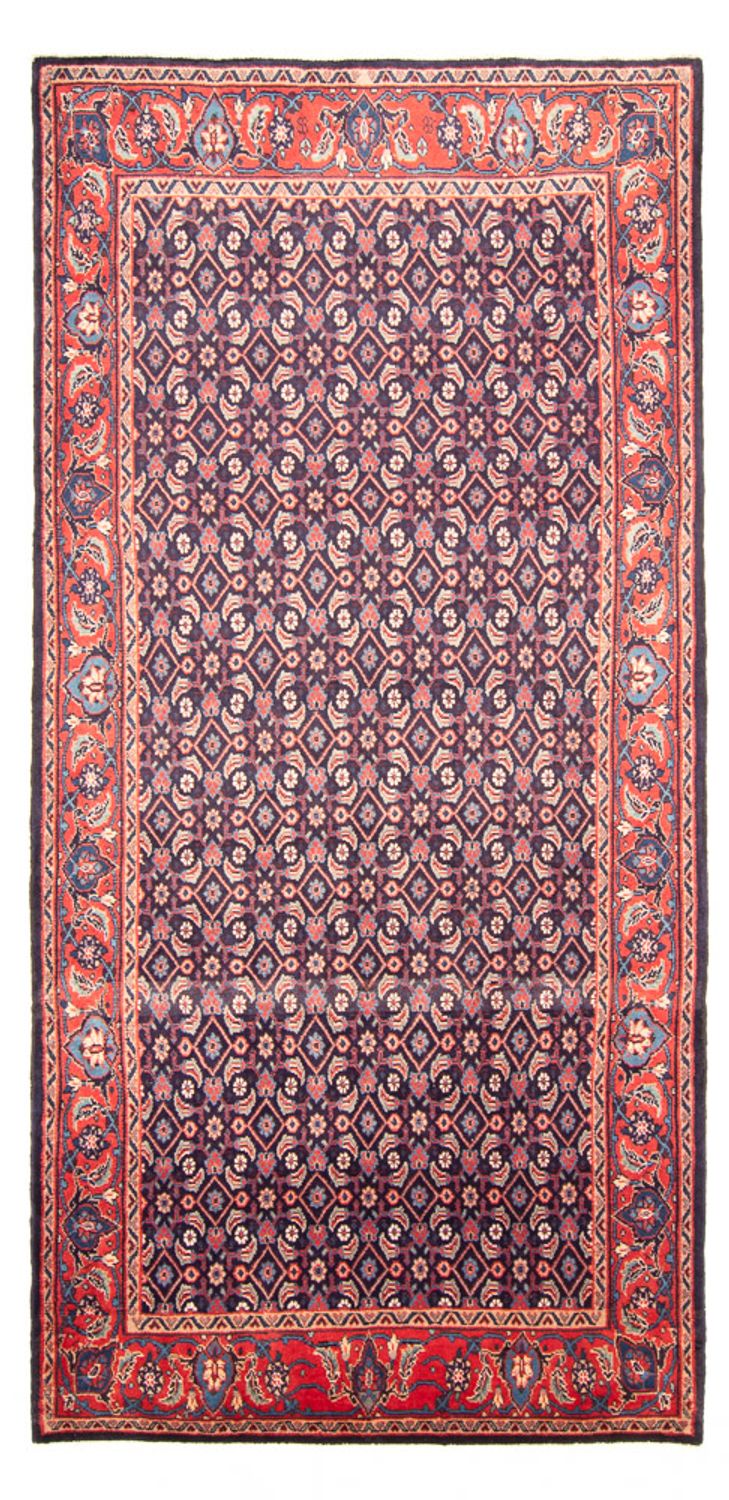 Alfombra persa - Mir - 306 x 160 cm - azul oscuro