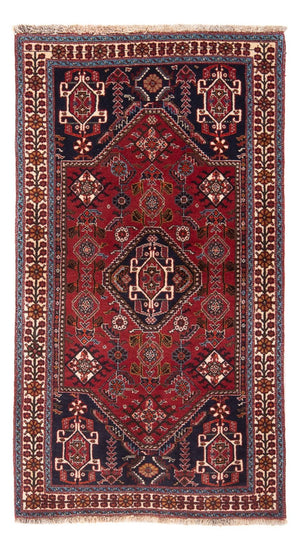 Alfombra persa - Nómada - 147 x 75 cm - rojo