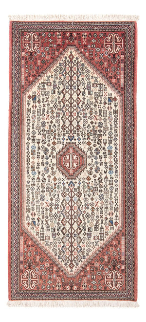 Alfombra de pasillo Alfombra persa - Nómada - 160 x 70 cm - crema