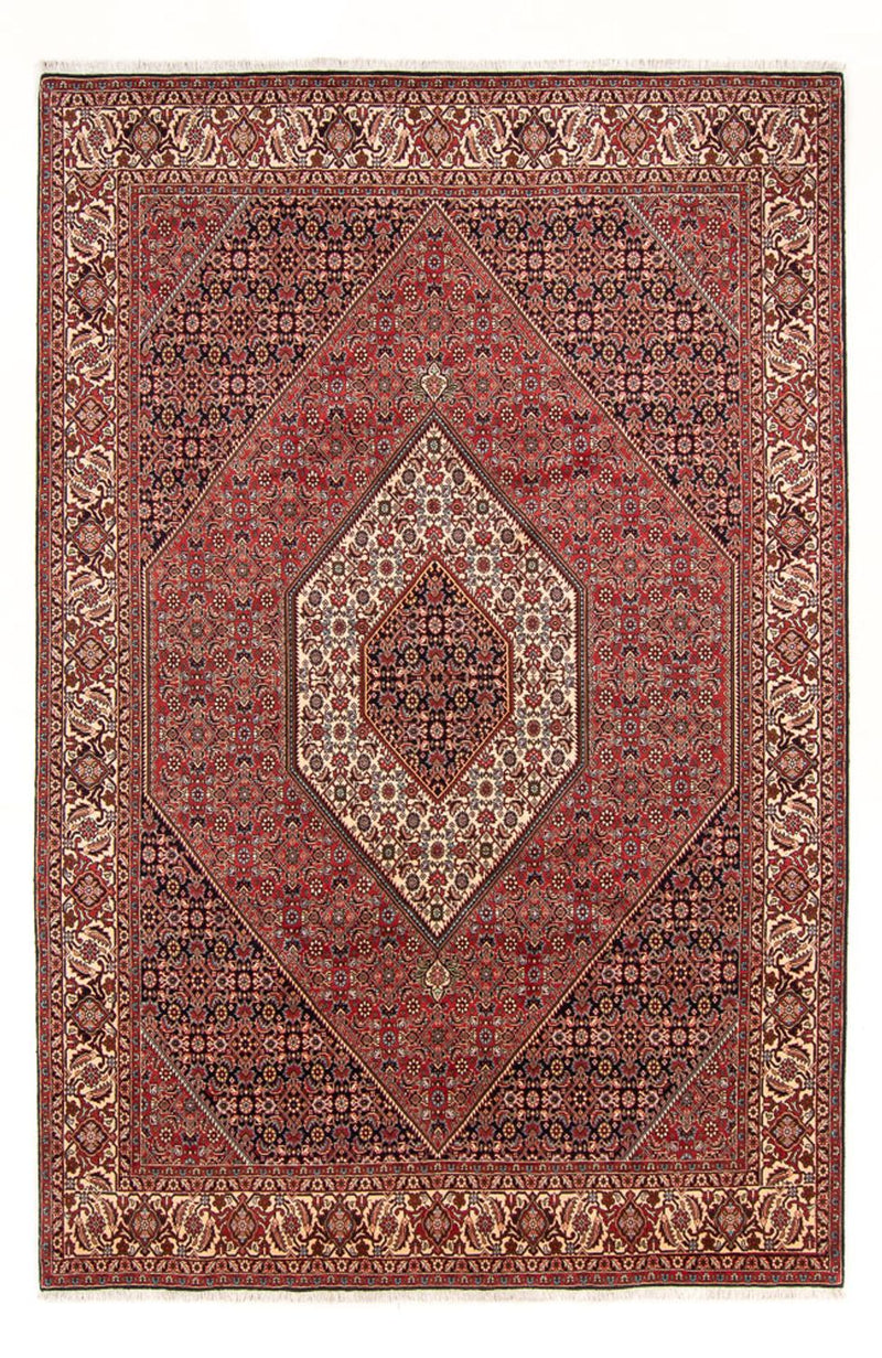 Alfombra persa - Bidjar - 305 x 198 cm - rojo