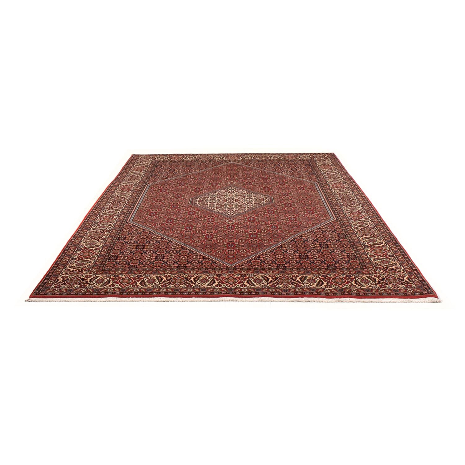 Alfombra persa - Bidjar - 290 x 202 cm - rojo