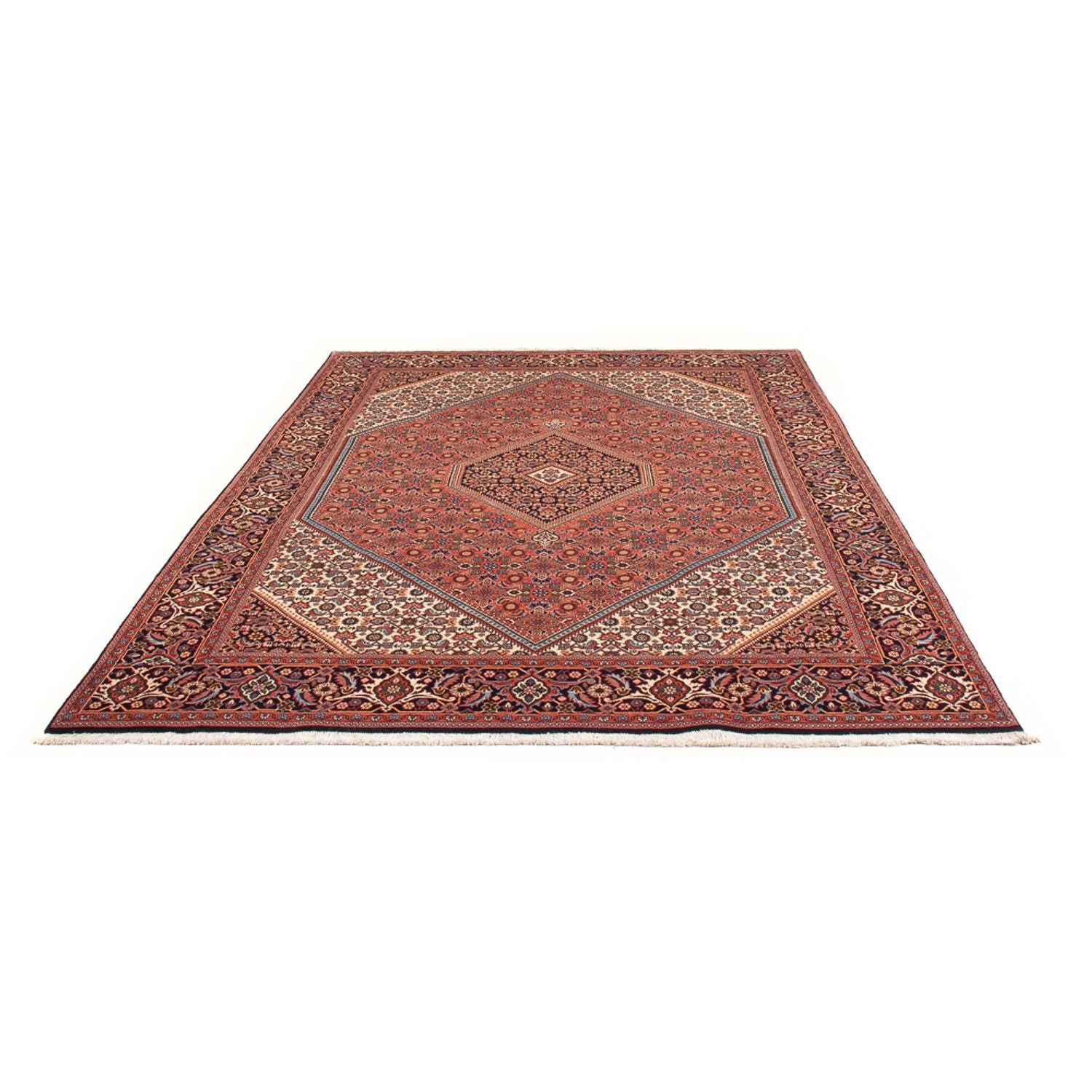 Alfombra persa - Bidjar - 300 x 200 cm - rojo