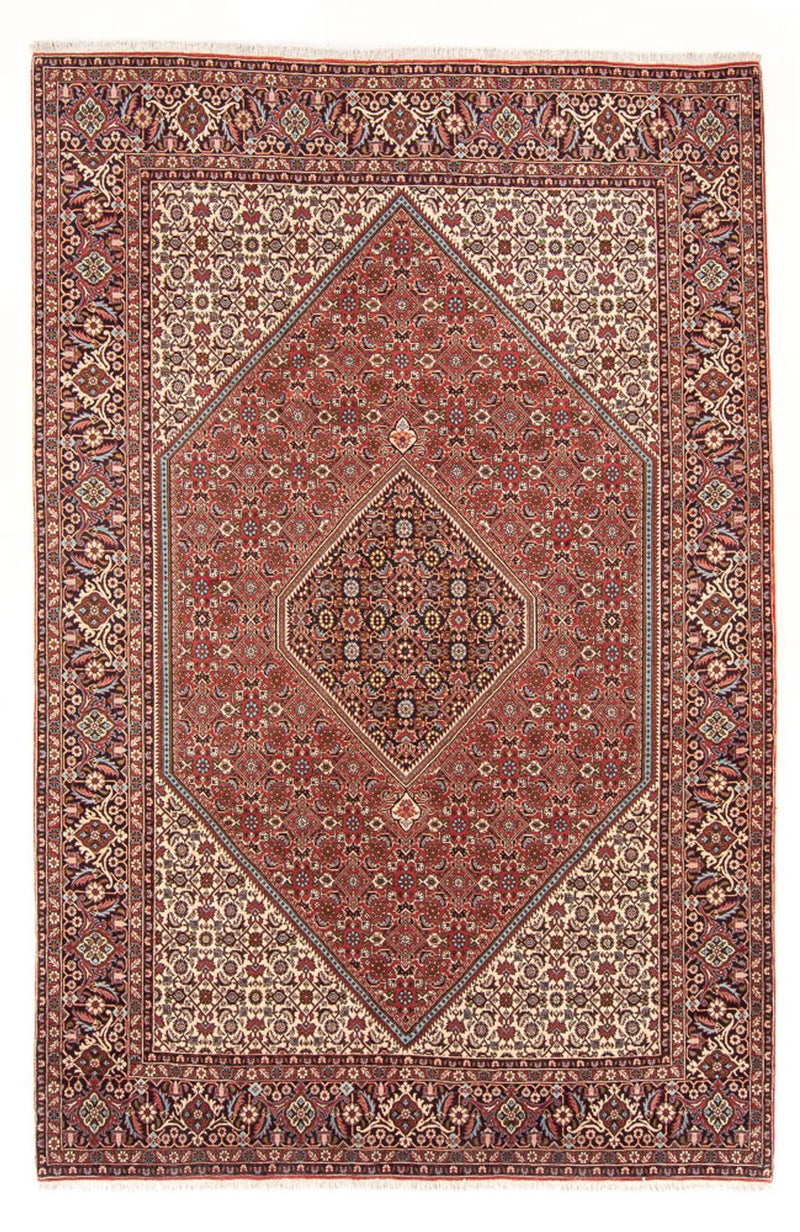 Alfombra persa - Bidjar - 307 x 203 cm - rojo
