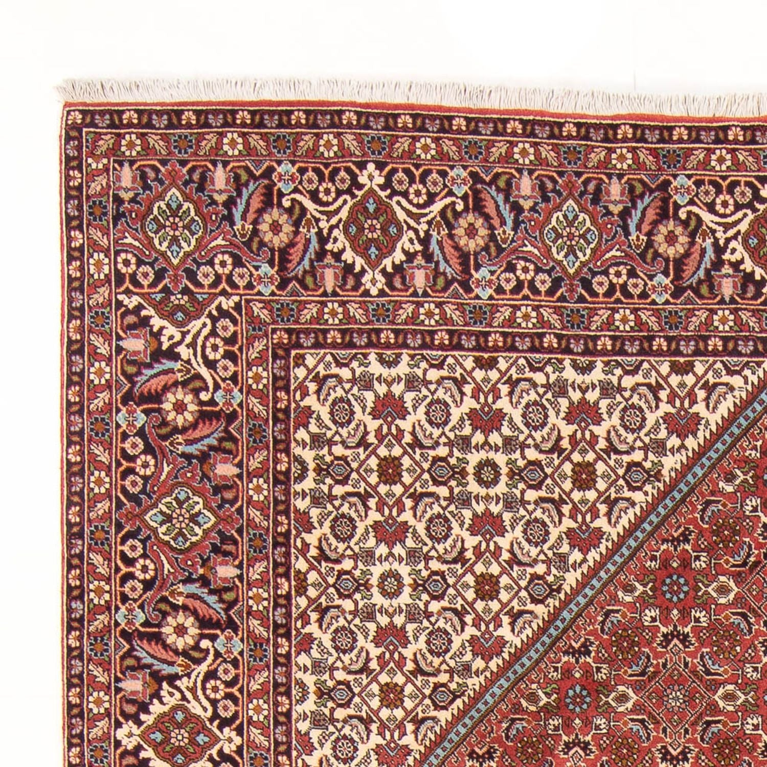 Alfombra persa - Bidjar - 307 x 203 cm - rojo
