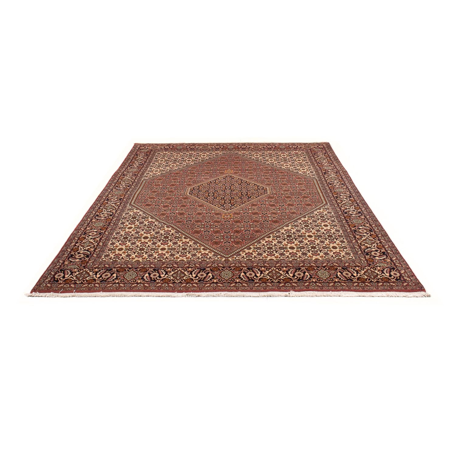 Alfombra persa - Bidjar - 300 x 197 cm - rojo