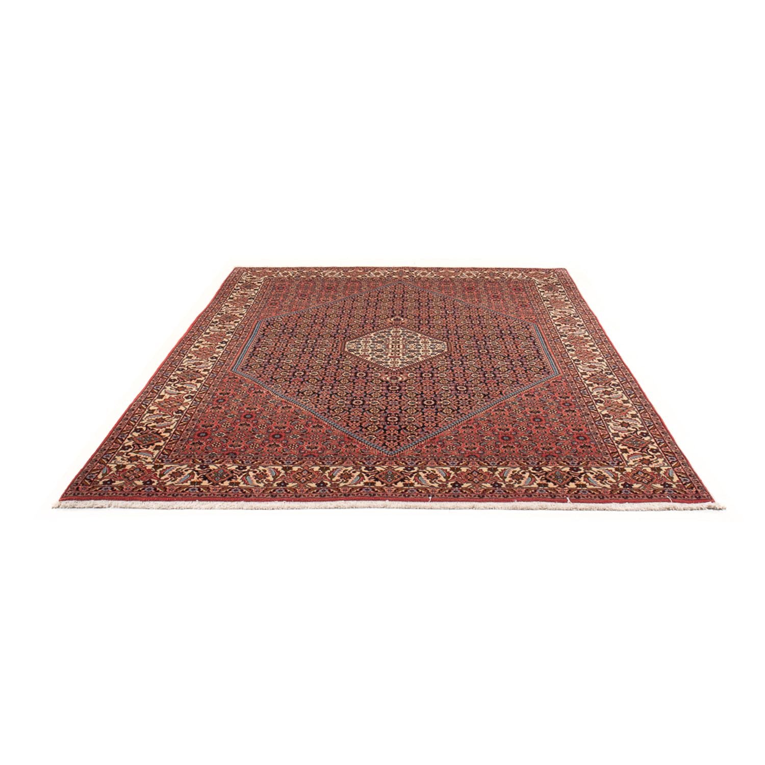 Alfombra persa - Bidjar - 295 x 197 cm - azul oscuro