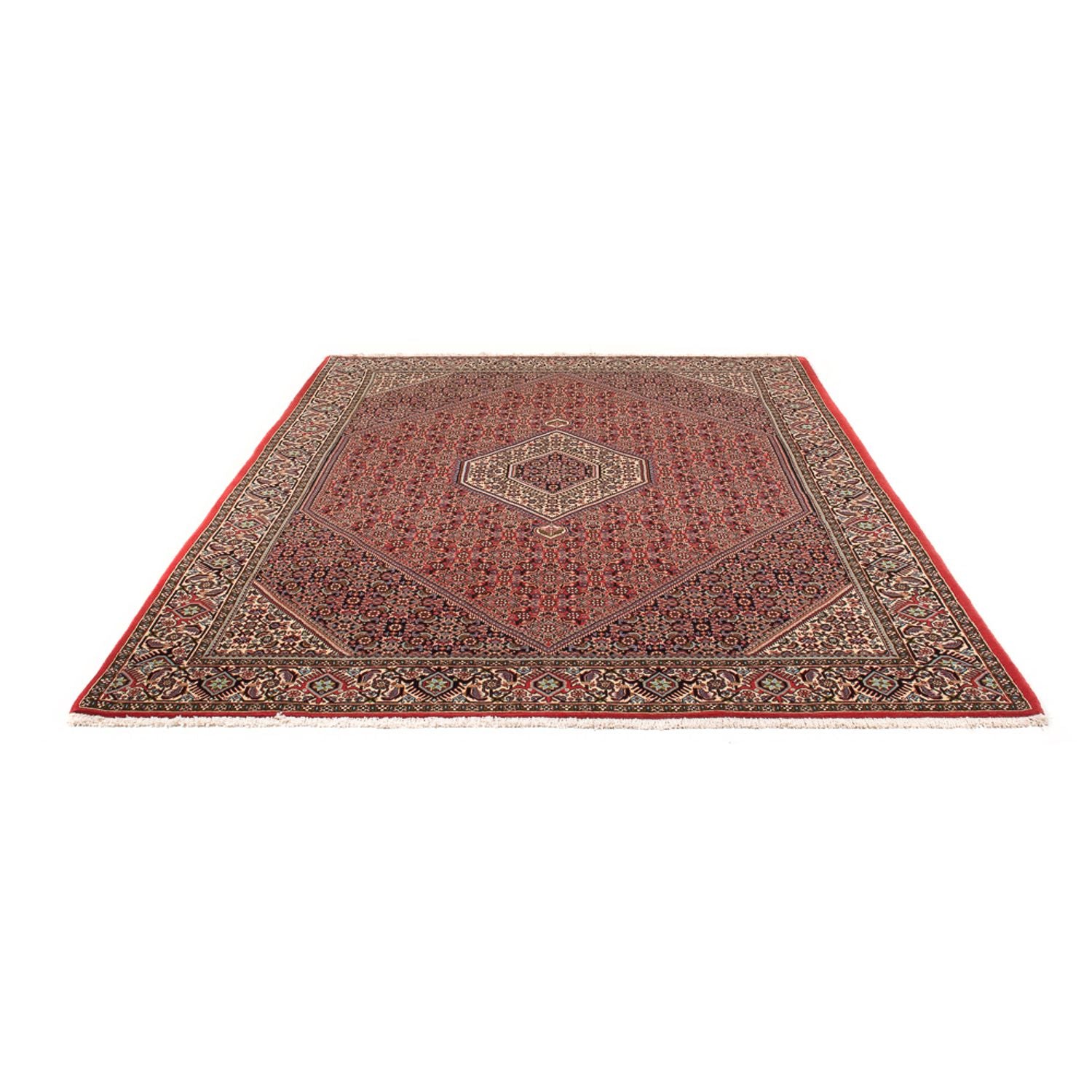 Alfombra persa - Bidjar - 294 x 200 cm - rojo