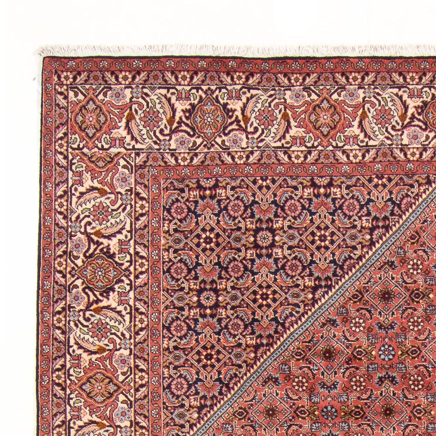 Alfombra persa - Bidjar - 290 x 204 cm - rojo