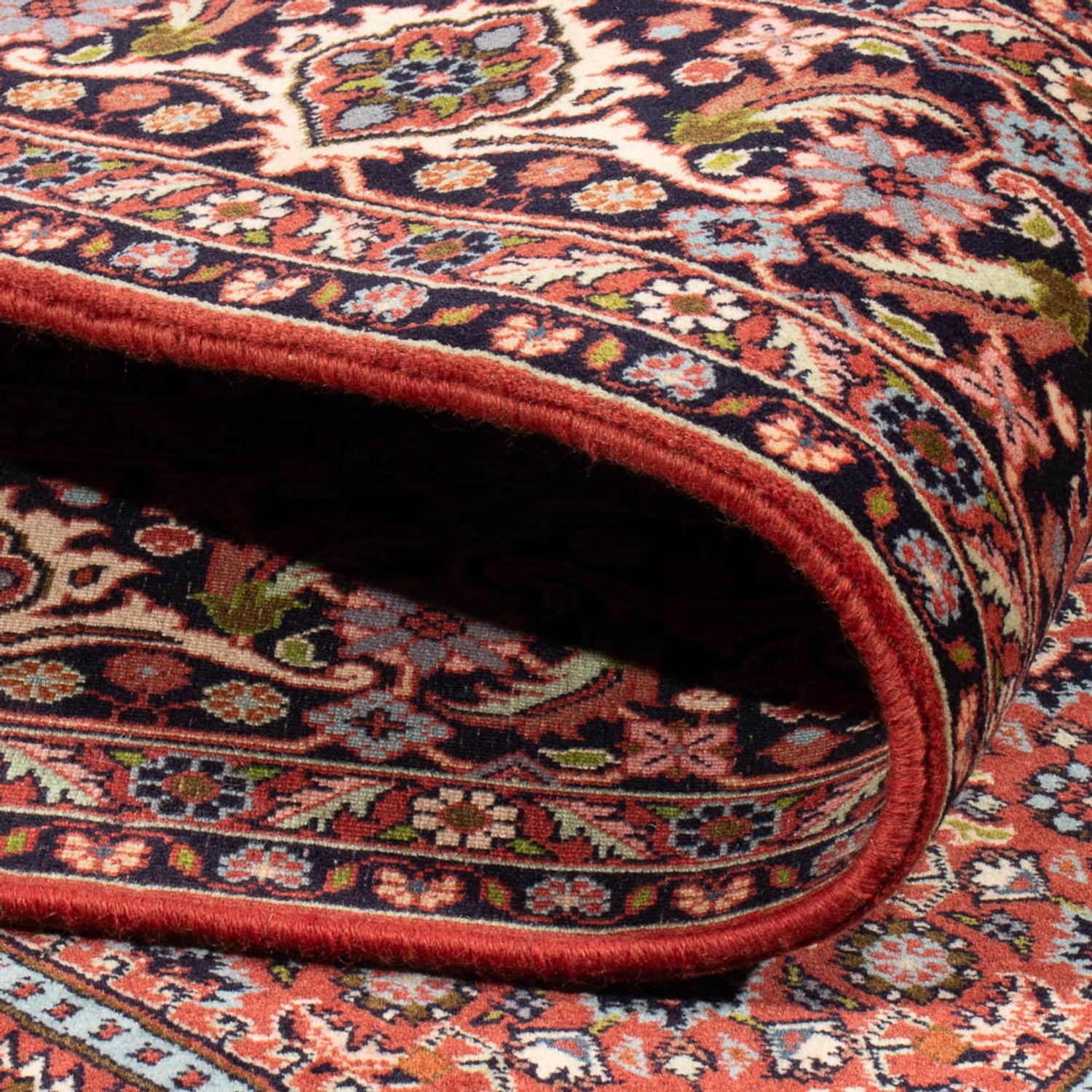 Alfombra persa - Bidjar - 296 x 197 cm - rojo