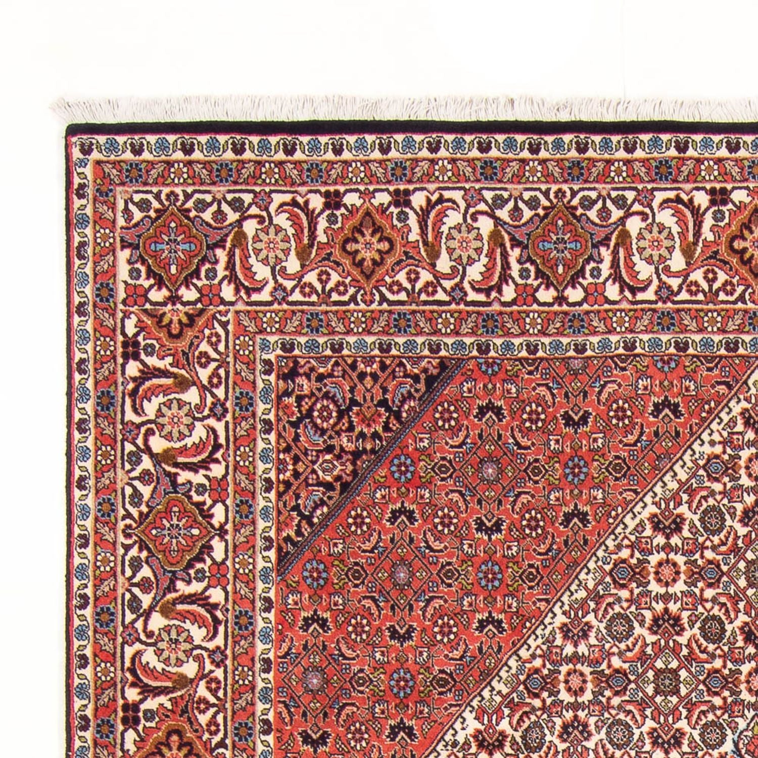 Alfombra persa - Bidjar - 303 x 200 cm - rojo
