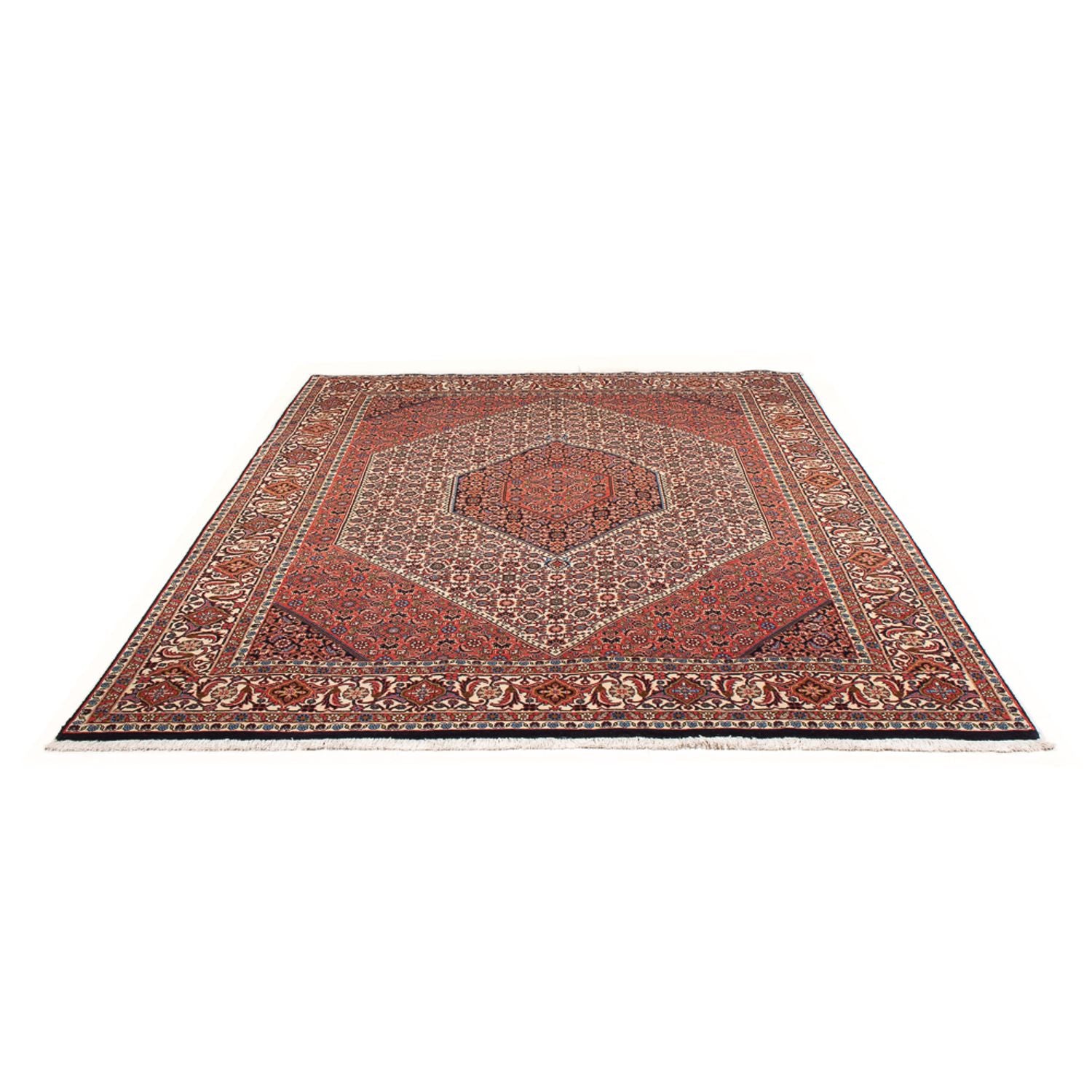Alfombra persa - Bidjar - 303 x 200 cm - rojo