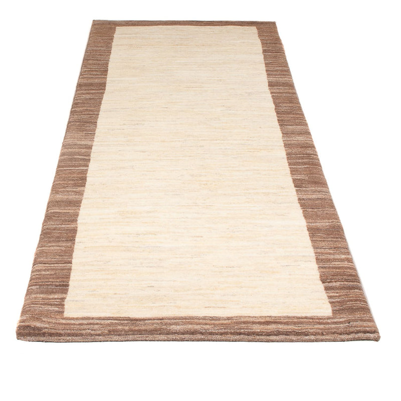 Alfombra de pasillo Alfombra Gabbeh - Persa - 225 x 84 cm - natural