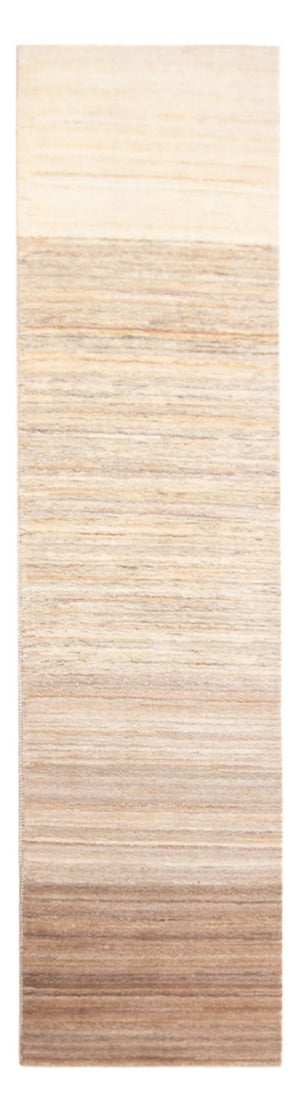 Alfombra de pasillo Alfombra Gabbeh - Persa - 333 x 77 cm - natural