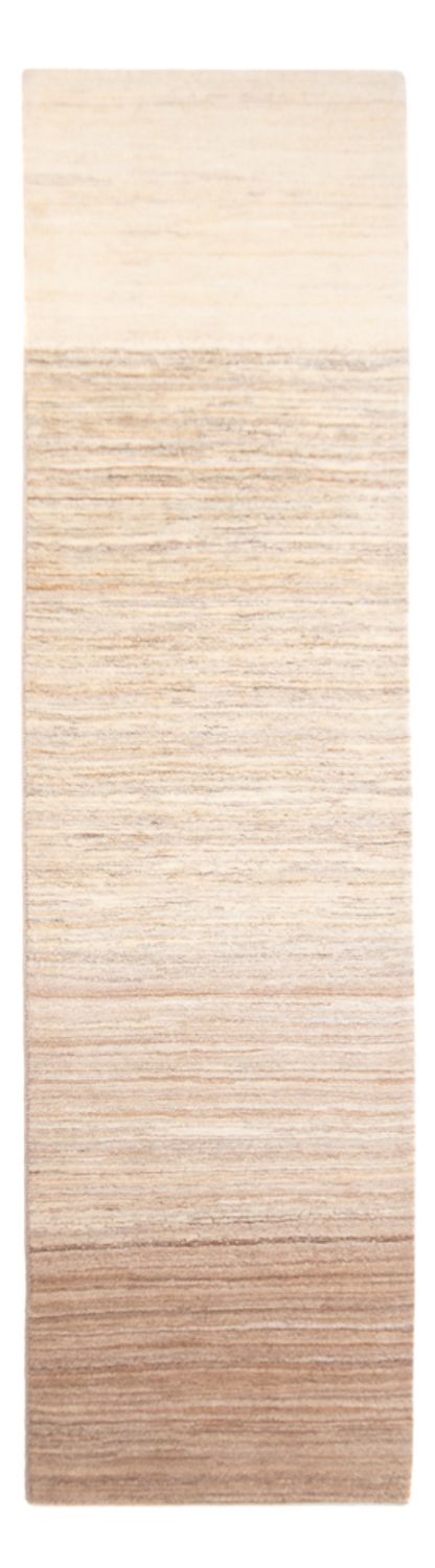 Alfombra de pasillo Alfombra Gabbeh - Persa - 334 x 87 cm - natural