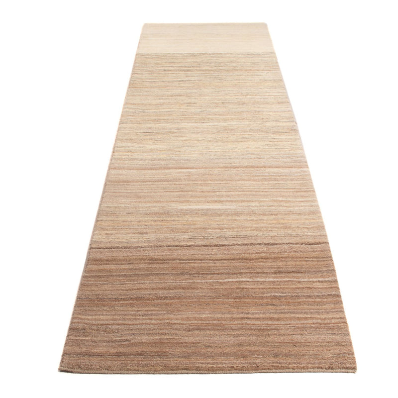 Alfombra de pasillo Alfombra Gabbeh - Persa - 334 x 87 cm - natural