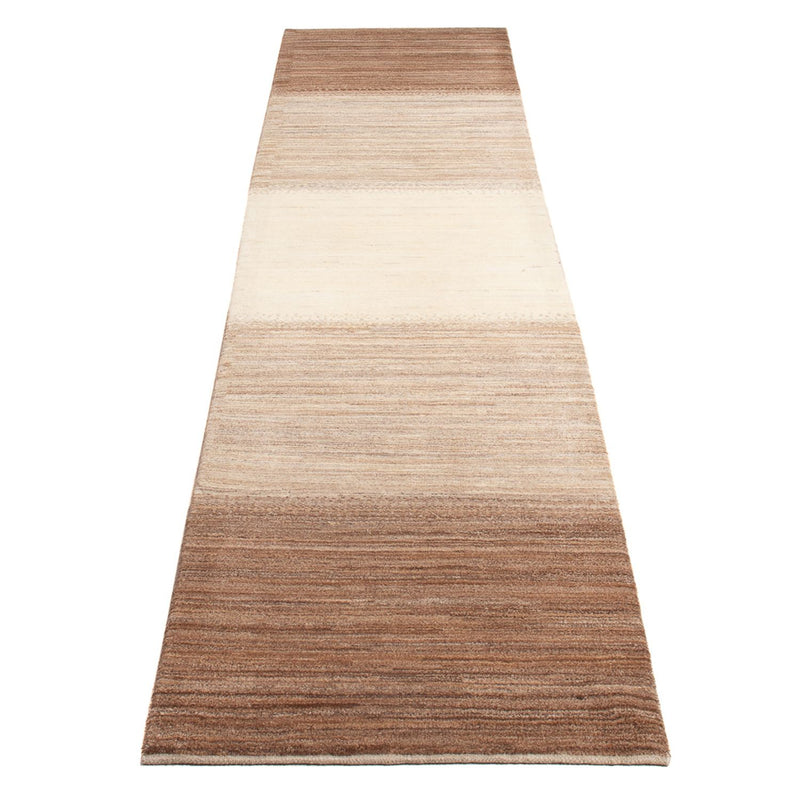 Alfombra de pasillo Alfombra Gabbeh - Persa - 330 x 71 cm - natural