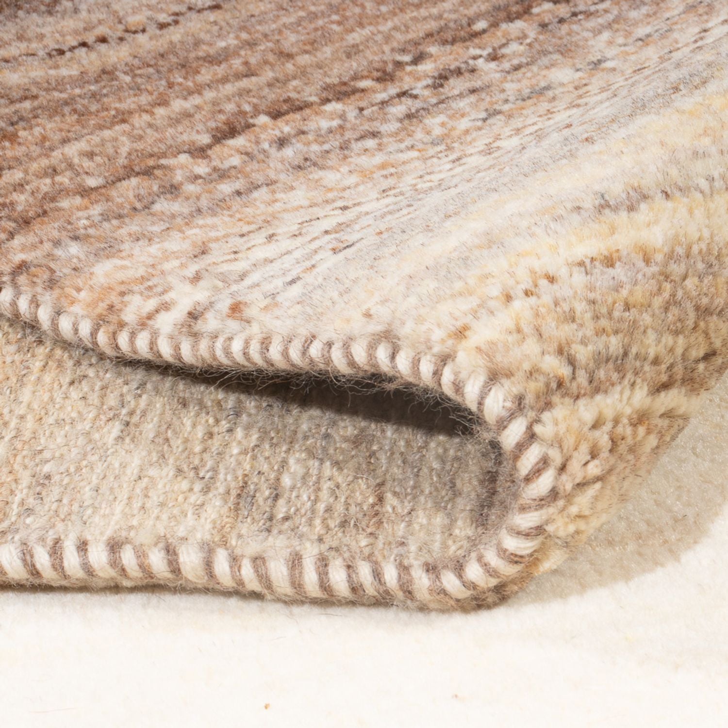Alfombra de pasillo Alfombra Gabbeh - Persa - 241 x 79 cm - natural