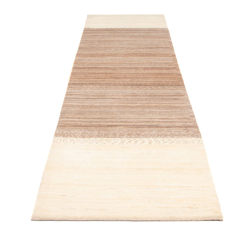 Alfombra de pasillo Alfombra Gabbeh - Persa - 339 x 80 cm - natural