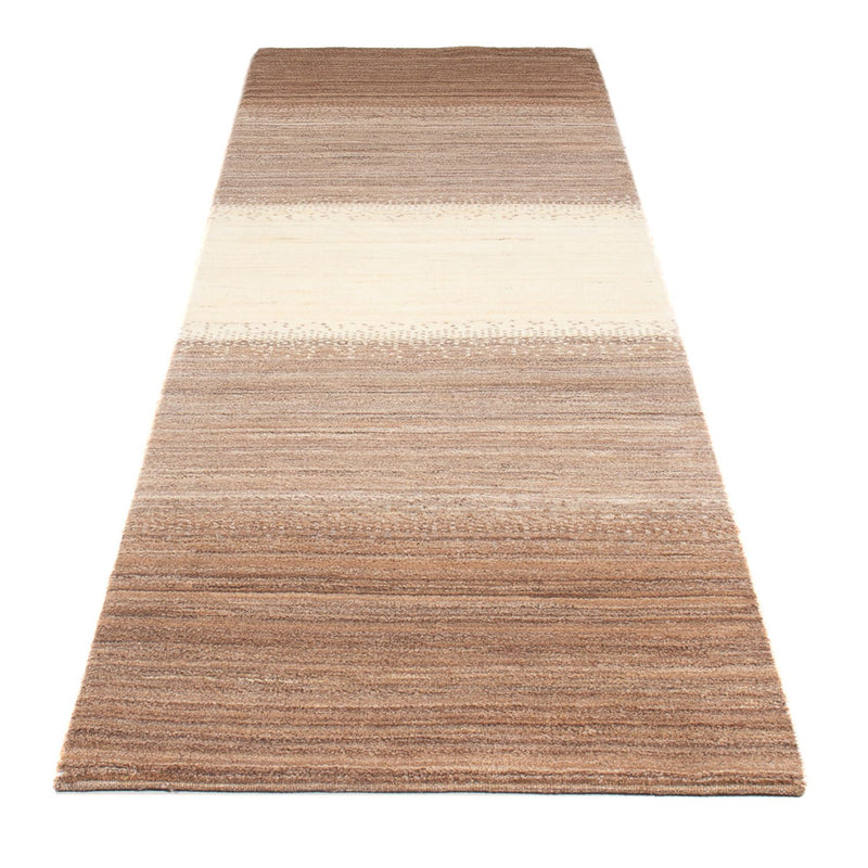 Alfombra de pasillo Alfombra Gabbeh - Persa - 283 x 81 cm - natural