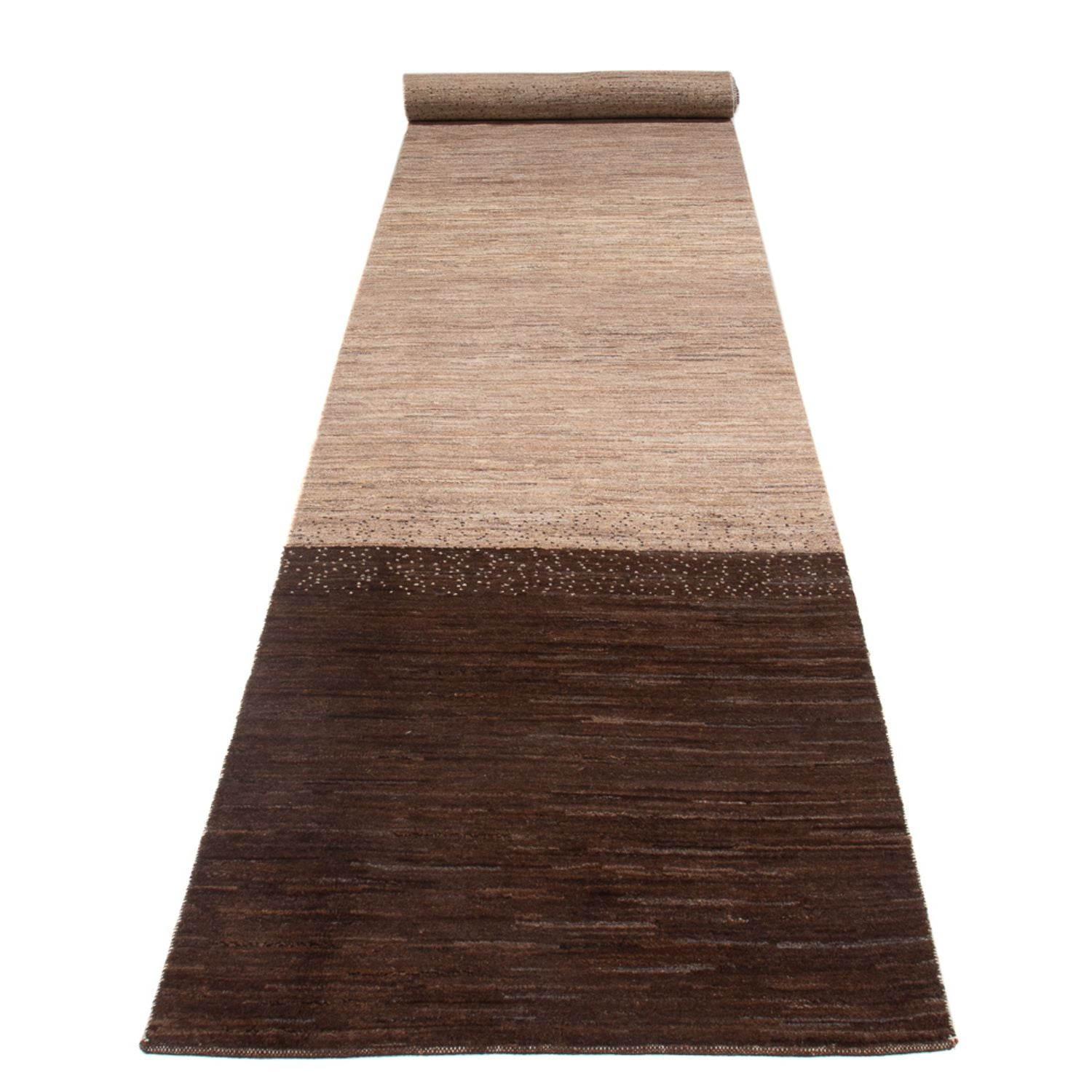 Alfombra de pasillo Alfombra Gabbeh - Persa - 500 x 103 cm - natural