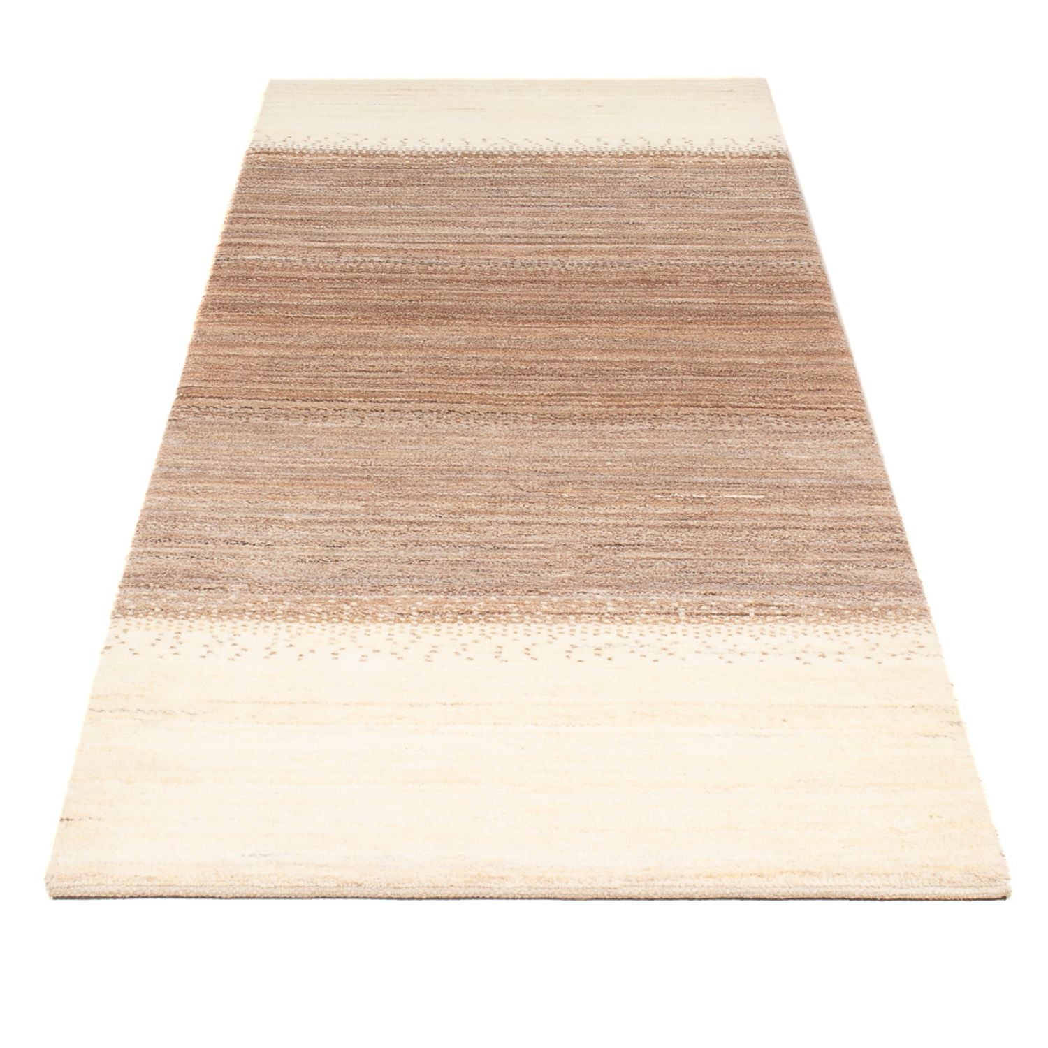 Alfombra de pasillo Alfombra Gabbeh - Persa - 239 x 86 cm - natural