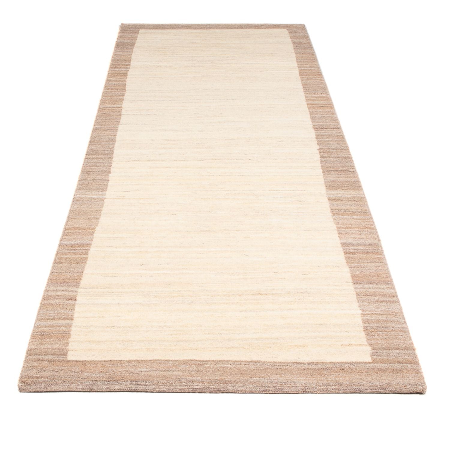 Alfombra de pasillo Alfombra Gabbeh - Persa - 280 x 90 cm - natural