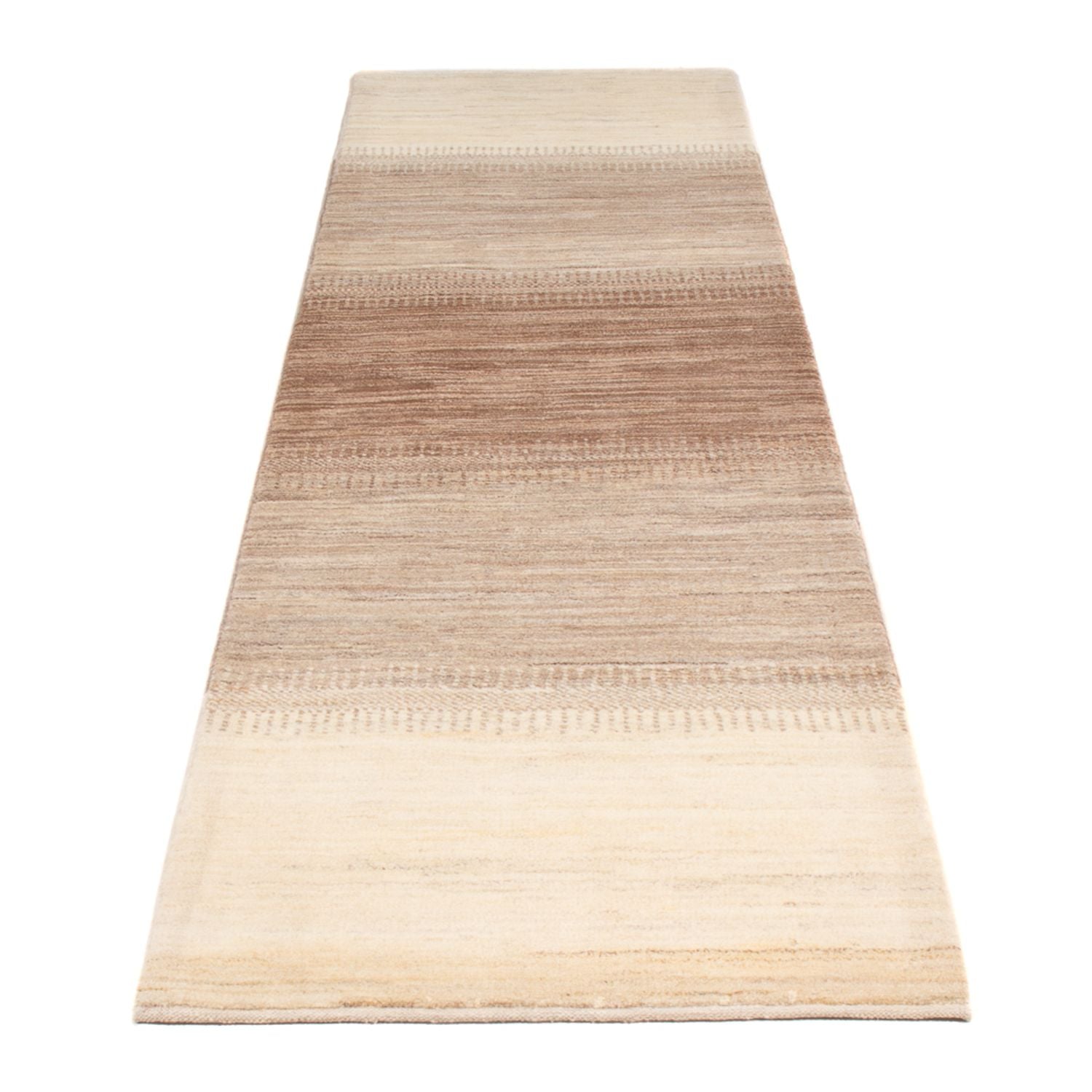 Alfombra de pasillo Alfombra Gabbeh - Persa - 297 x 86 cm - natural