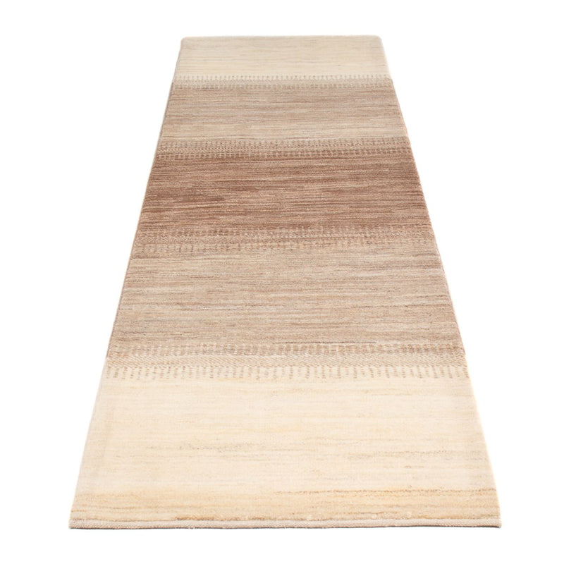 Alfombra de pasillo Alfombra Gabbeh - Persa - 297 x 86 cm - natural