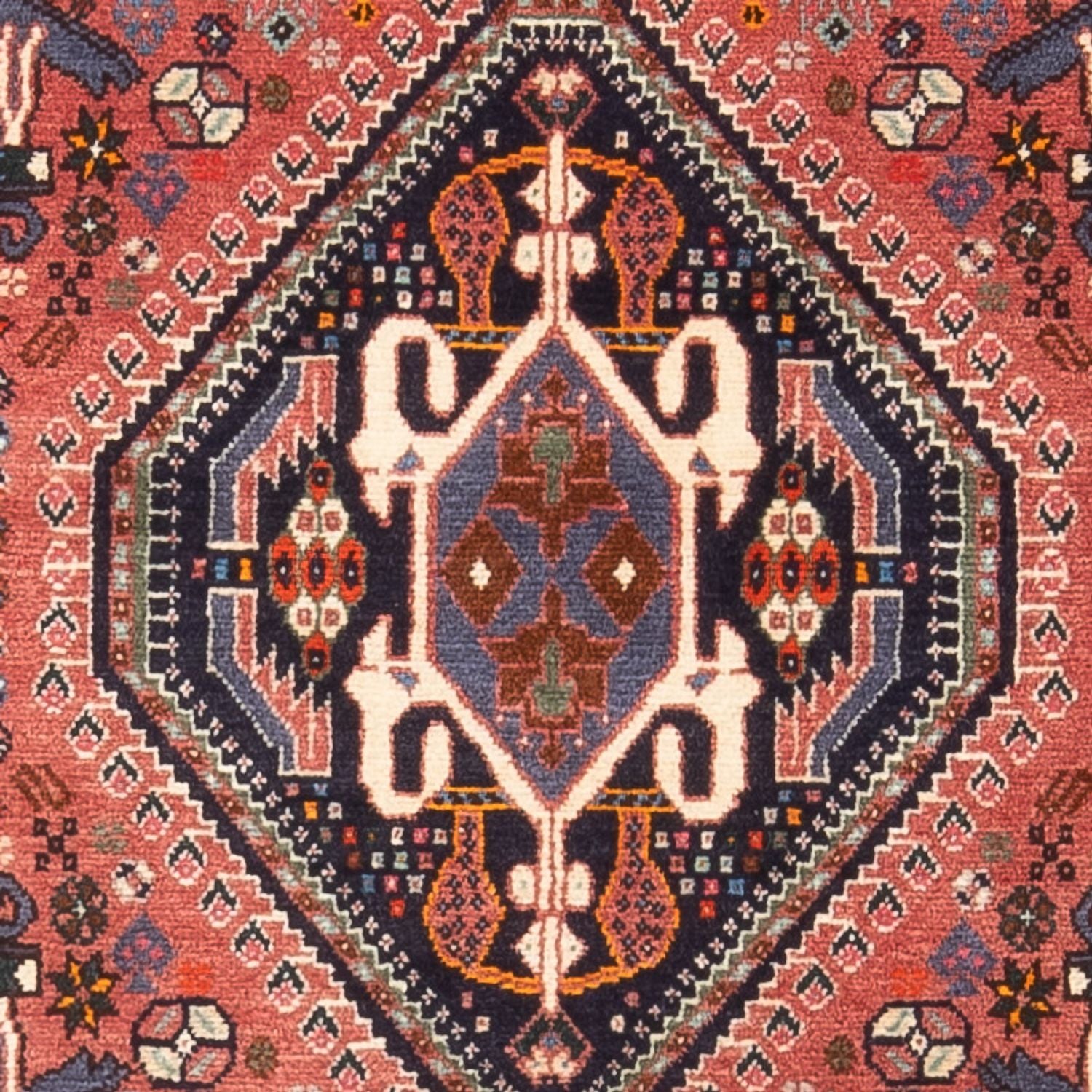 Alfombra persa - Nómada - 144 x 70 cm - rojo