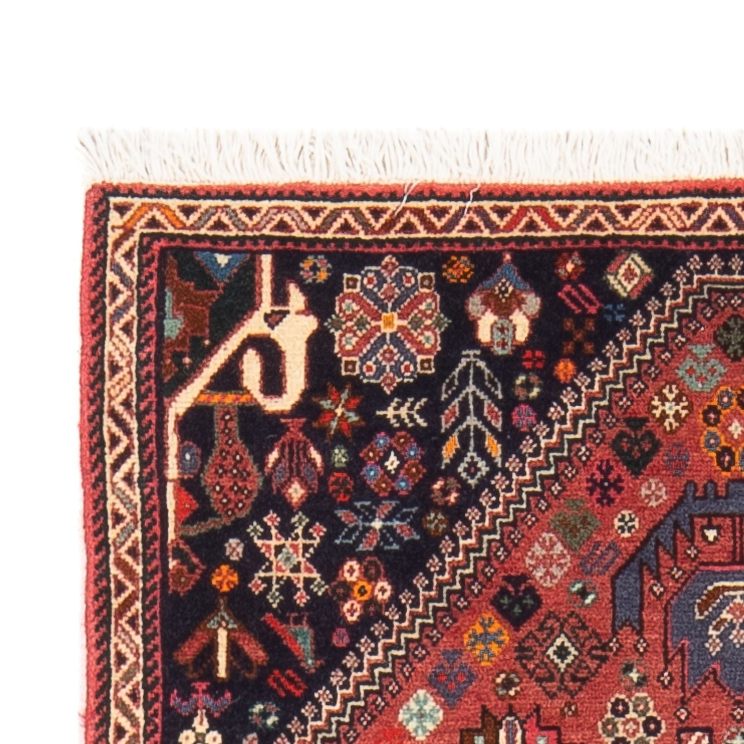 Alfombra persa - Nómada - 144 x 70 cm - rojo