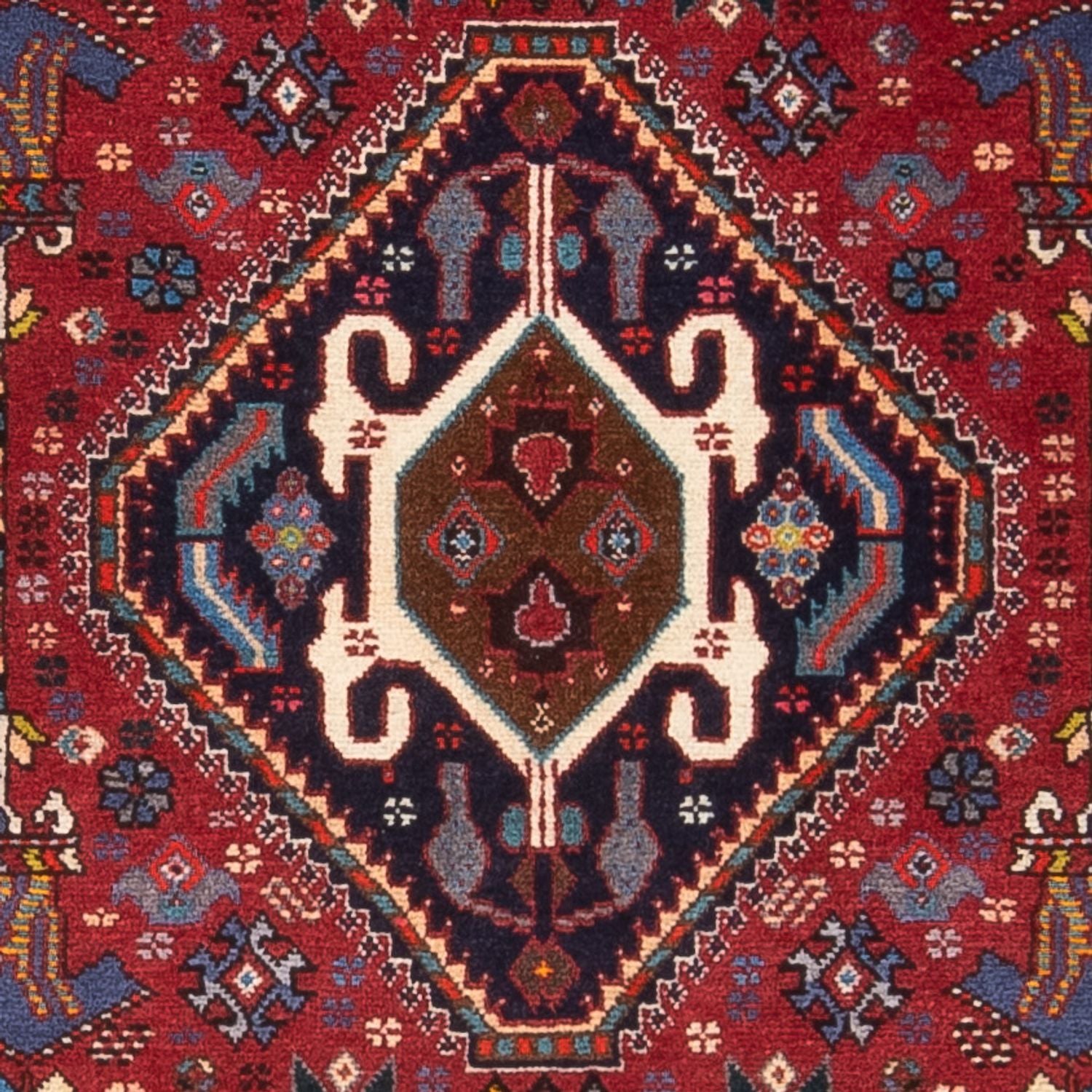 Alfombra de pasillo Alfombra persa - Nómada - 155 x 70 cm - rojo