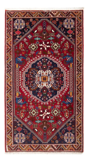 Alfombra persa - Nómada - 150 x 75 cm - rojo