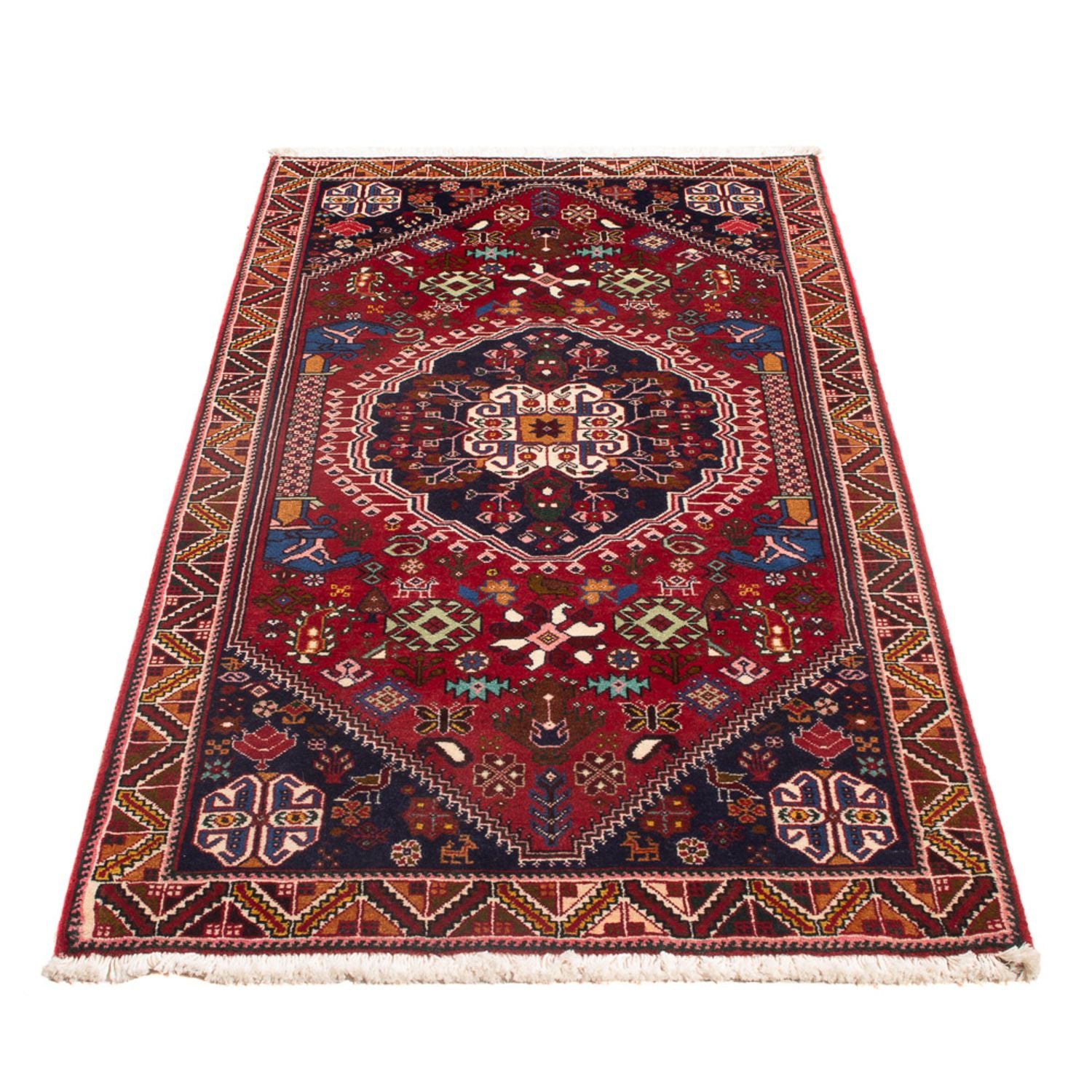 Alfombra persa - Nómada - 150 x 75 cm - rojo