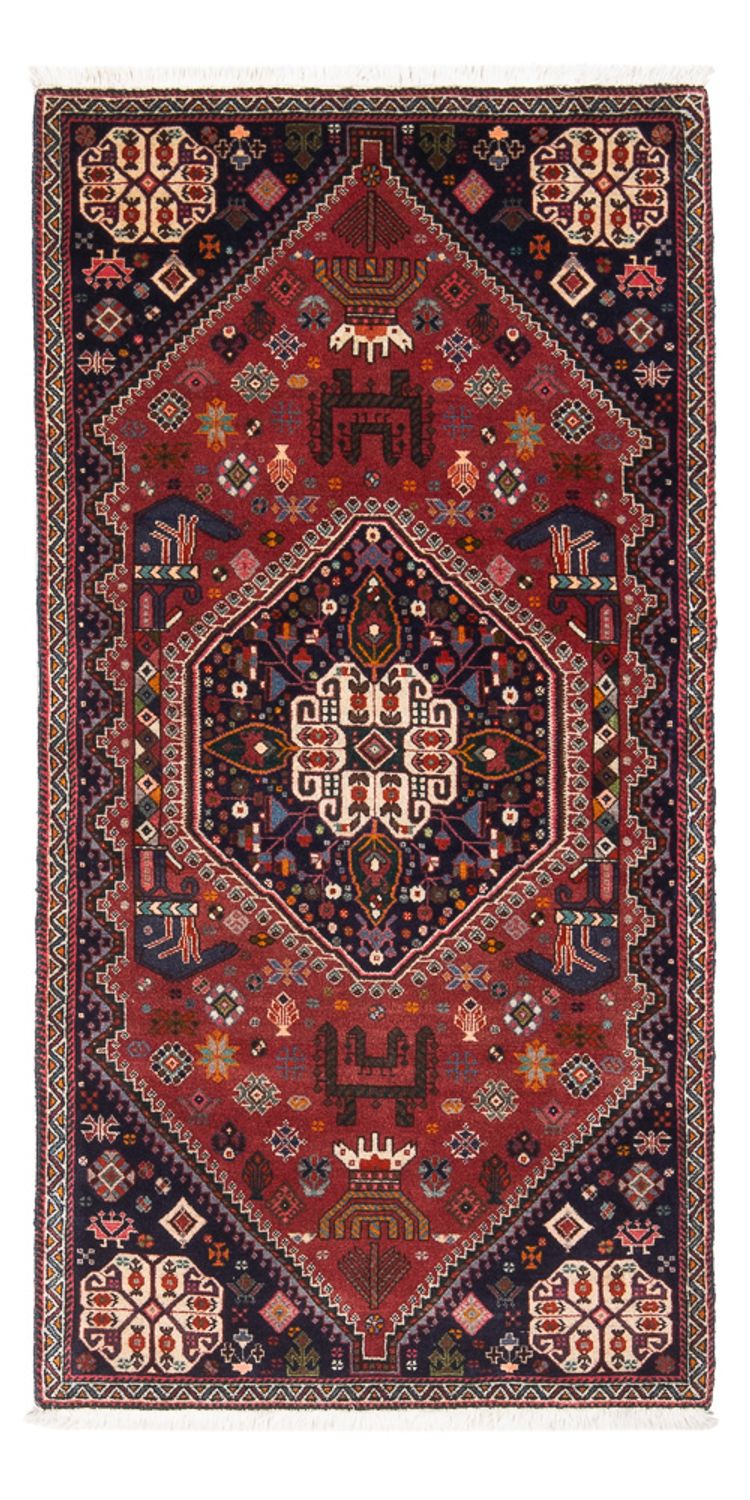 Alfombra de pasillo Alfombra persa - Nómada - 154 x 72 cm - rojo