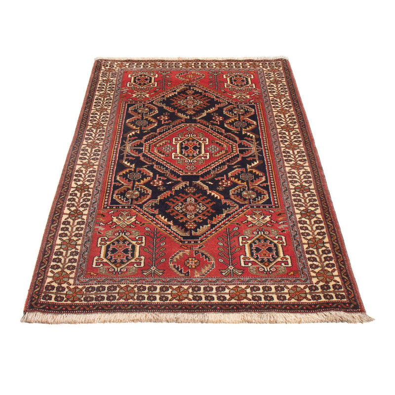 Alfombra Gabbeh - Persa Kashkuli - 152 x 82 cm - azul oscuro