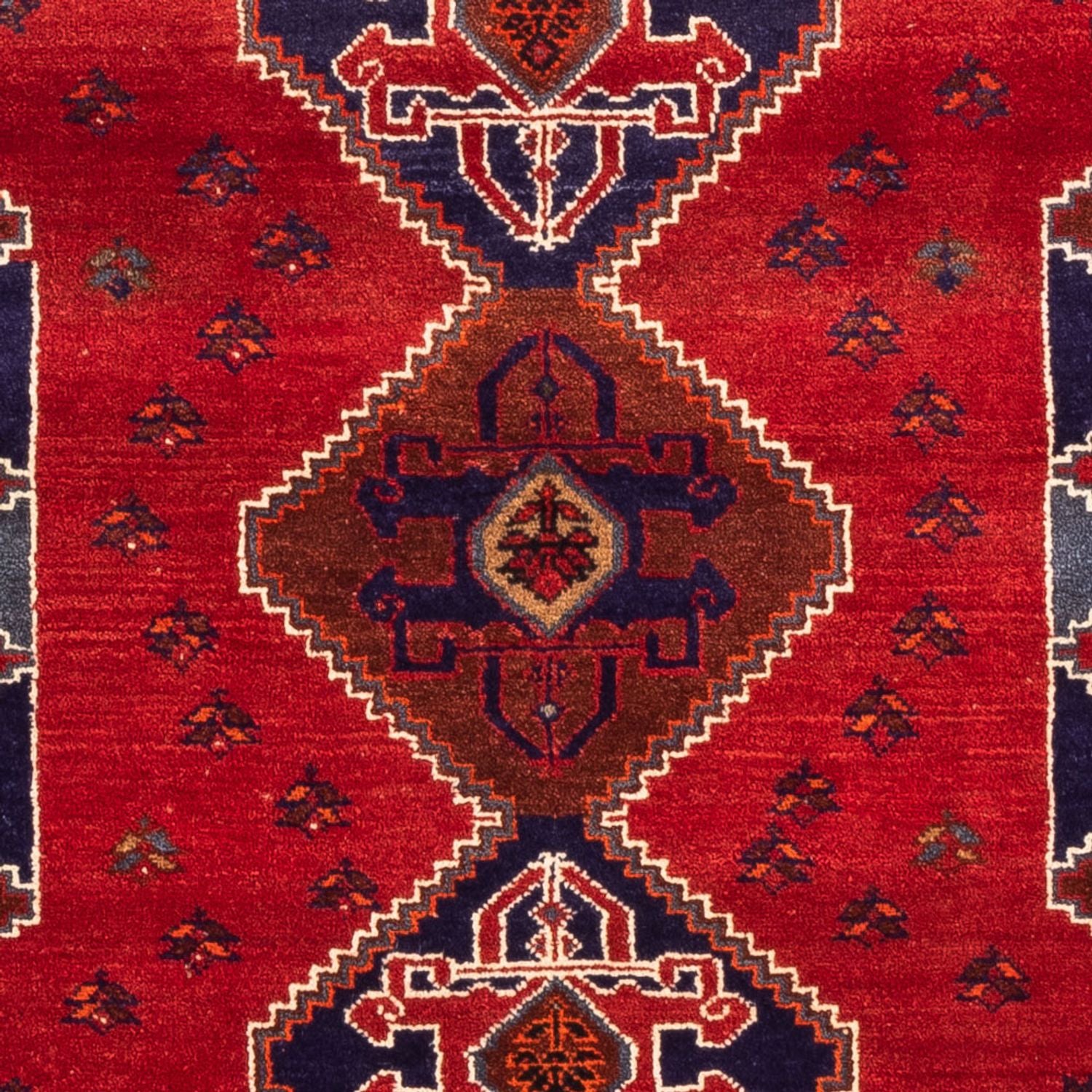 Alfombra Gabbeh - Persa Kashkuli - 158 x 112 cm - rojo