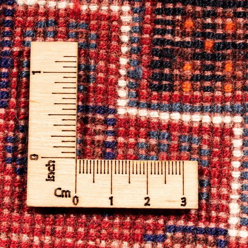 Alfombra Gabbeh - Persa Kashkuli - 158 x 112 cm - rojo