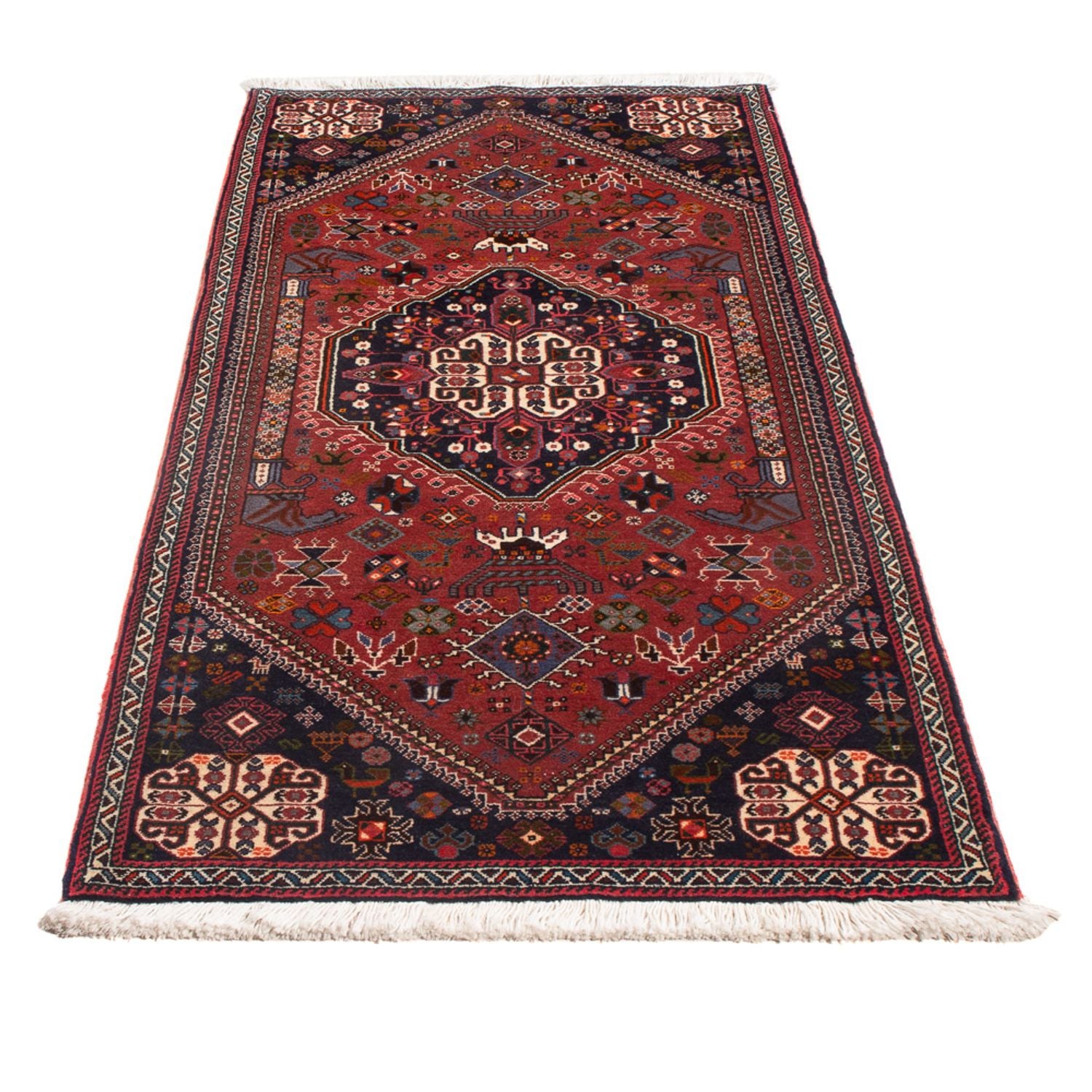 Alfombra de pasillo Alfombra persa - Nómada - 157 x 73 cm - rojo