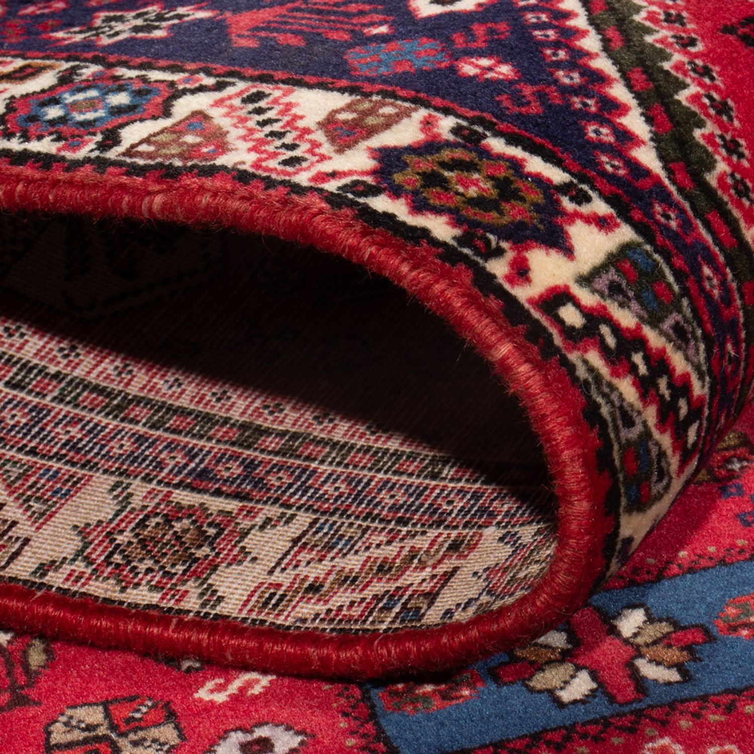 Alfombra persa - Nómada - 158 x 78 cm - rojo