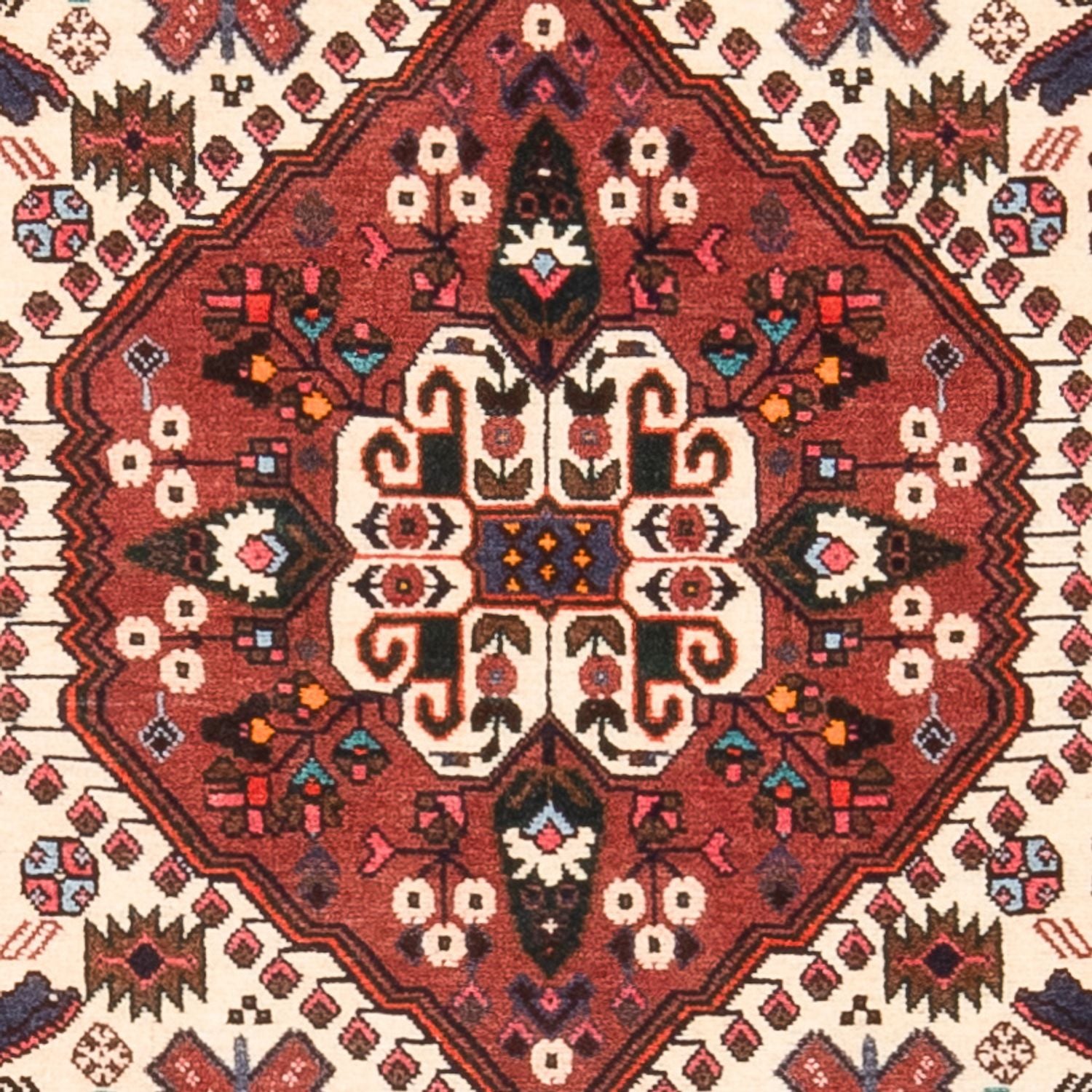 Alfombra persa - Nómada - 150 x 73 cm - crema