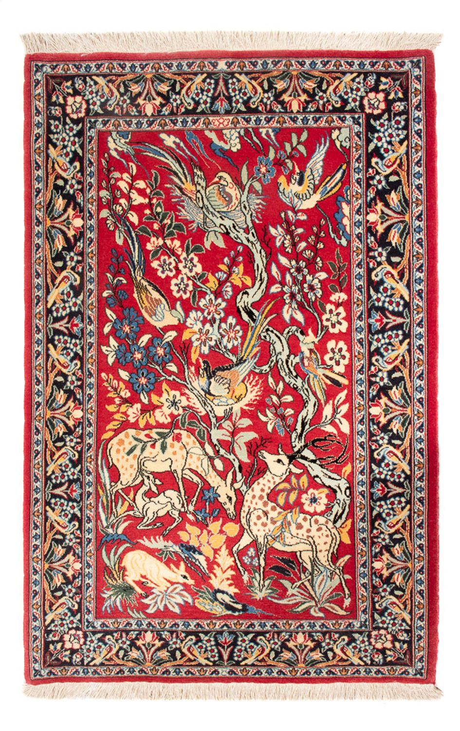 Alfombra Persa - Isfahan - Prima - 110 x 74 cm - rojo