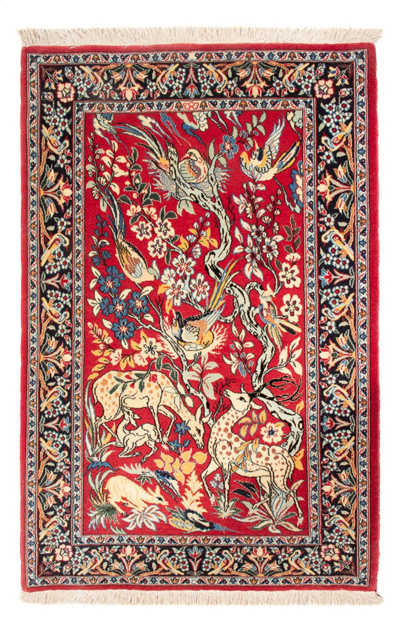 Alfombra Persa - Isfahan - Prima - 110 x 74 cm - rojo