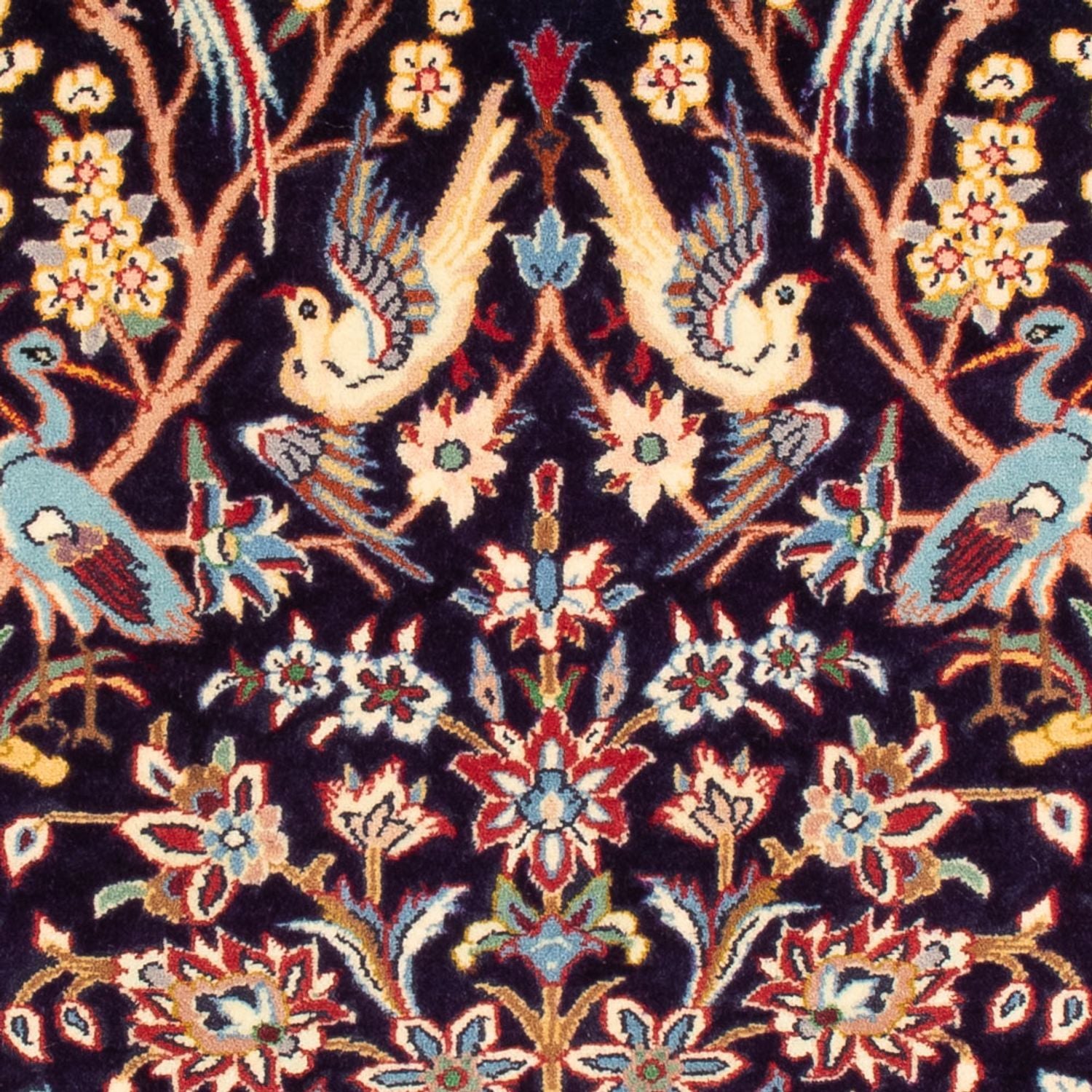 Alfombra Persa - Isfahan - Prima - 106 x 72 cm - azul oscuro