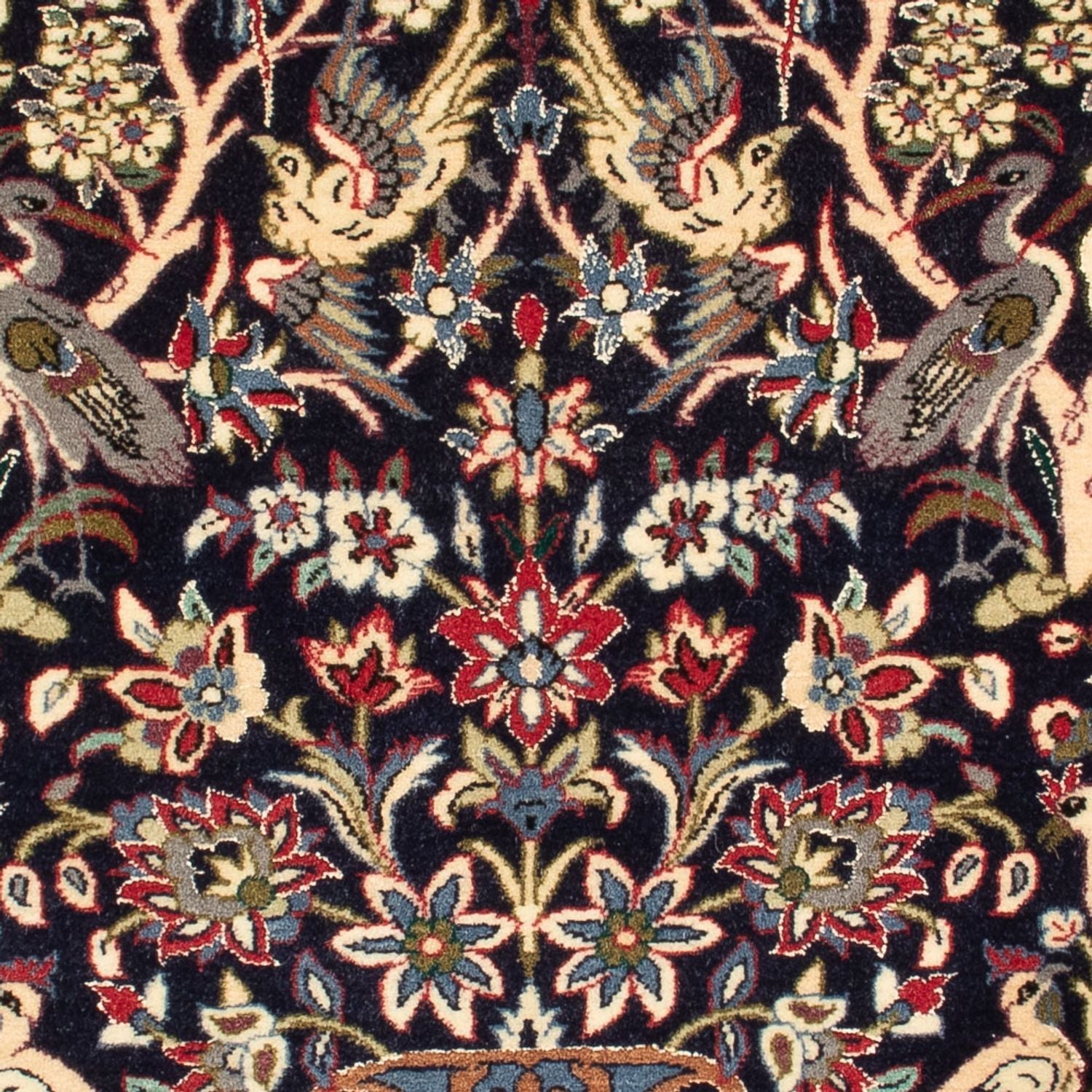 Alfombra Persa - Isfahan - Prima - 98 x 70 cm - azul oscuro